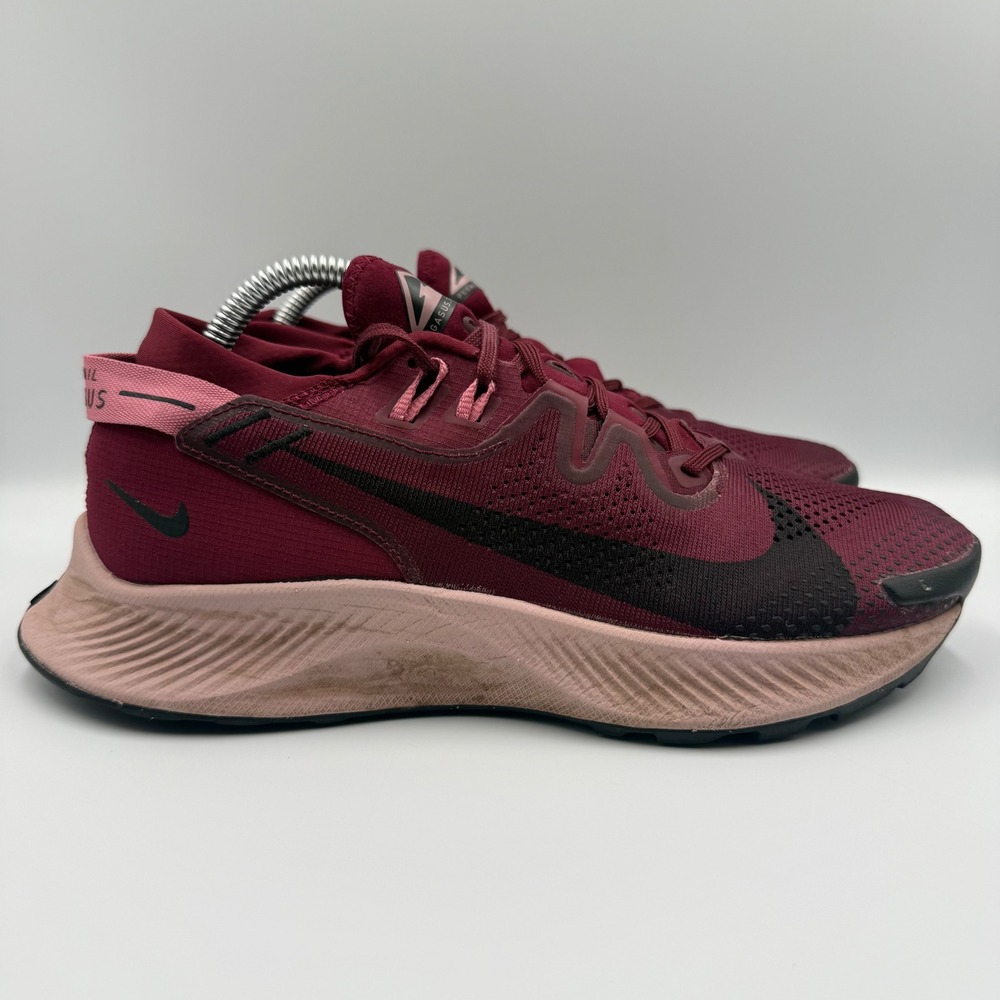Nike Air Zoom Pegasus Trail 2 Womens Size 9 Running Shoes CK4309-600 Burgundy